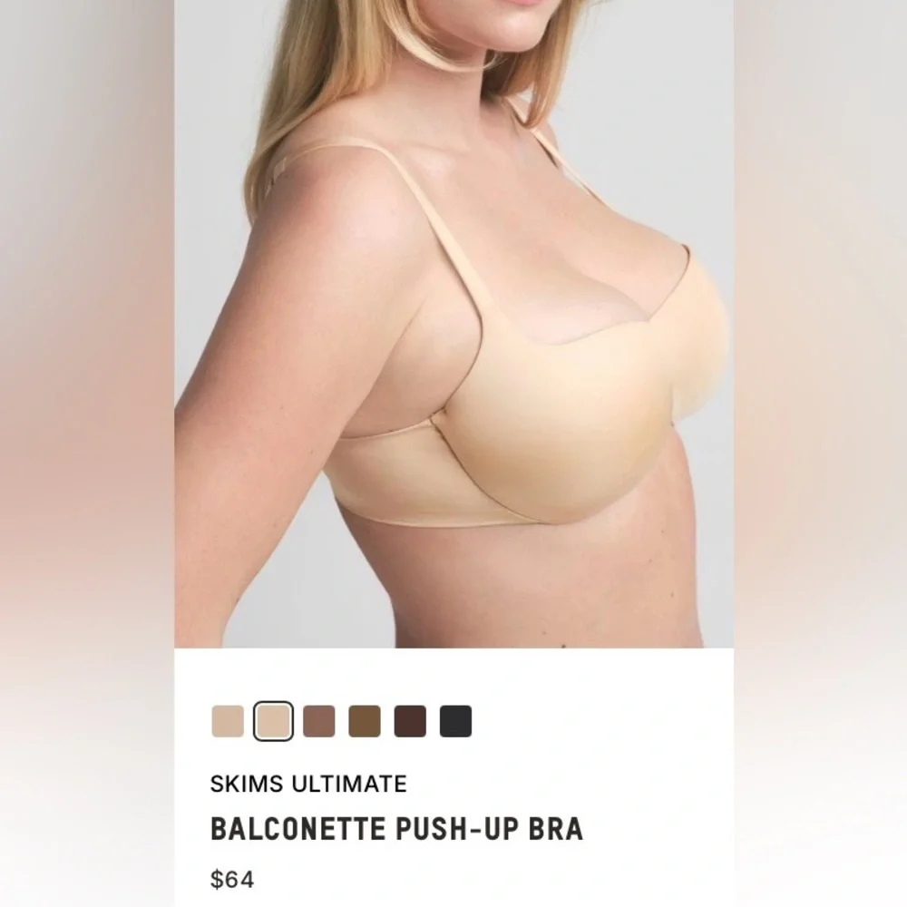 Skims Balconette Push-Up Bra 36D - Picture 2 of 7